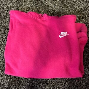 Like new non smoking house. Pink Nike Sweatshirt Size Large